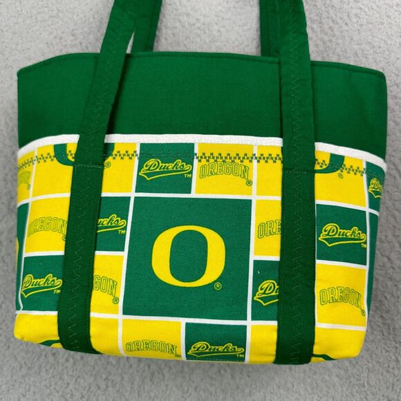 Oregon Ducks Mini Tote Quilted Handmade‎ University of Oregon NCAA - Picture 2 of 16